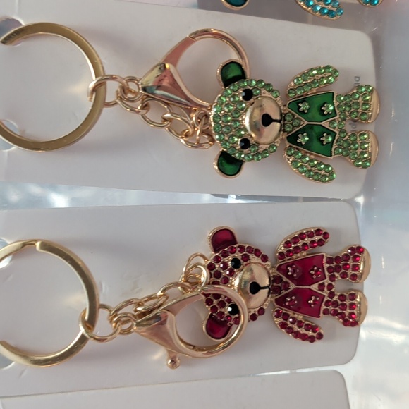 Bear Bling Keychains/Bag/Backpack Charms - Picture 2 of 4